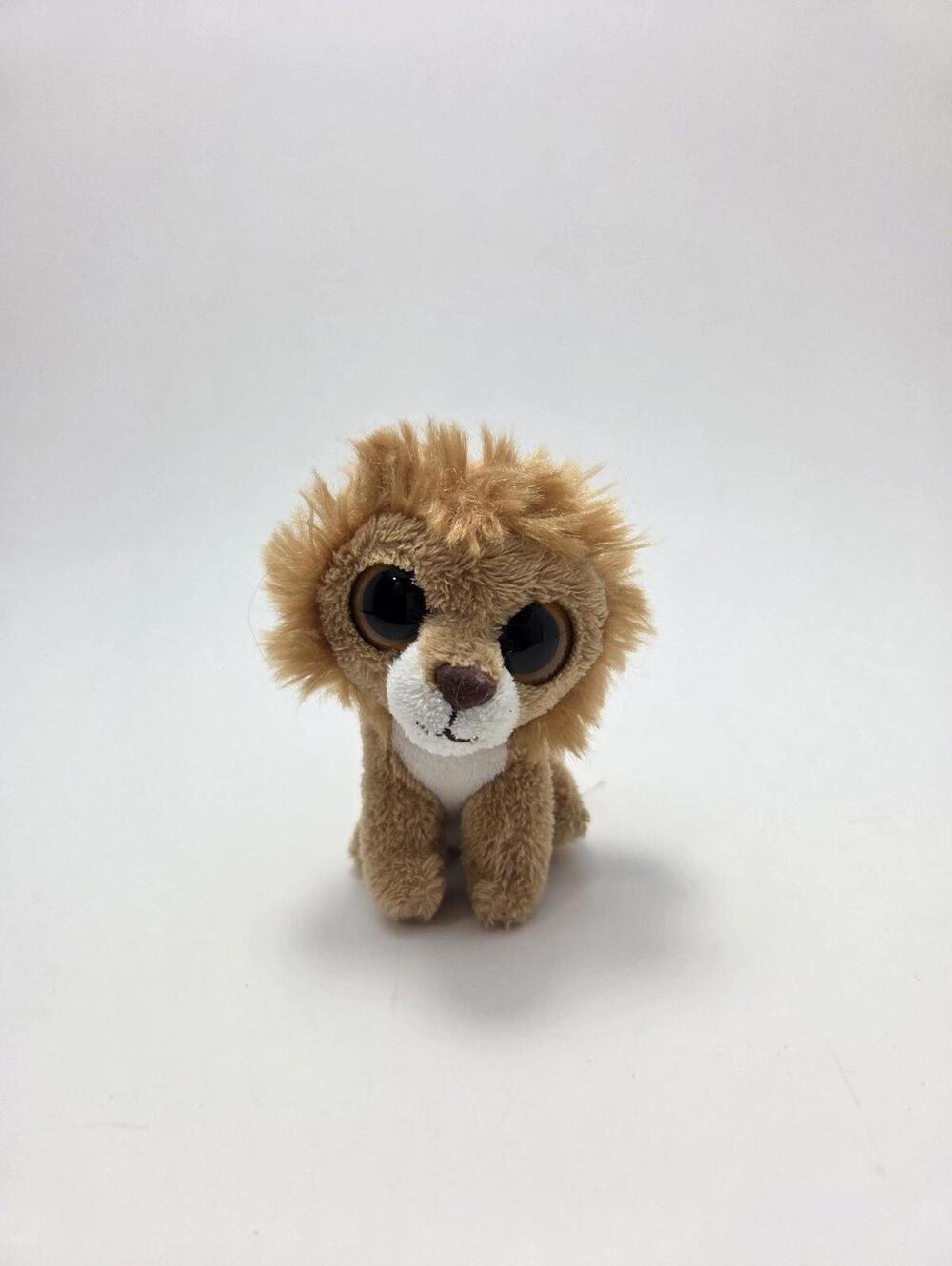 TY Beanie Boo Key Clip “King” the Lion *Small* No Hang Tag (3 inch)